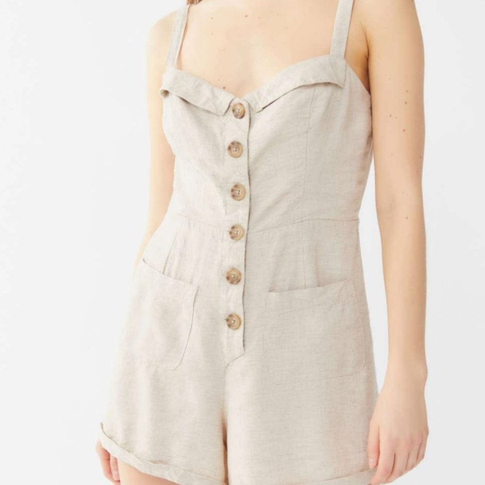 Urban outfitters tan romper